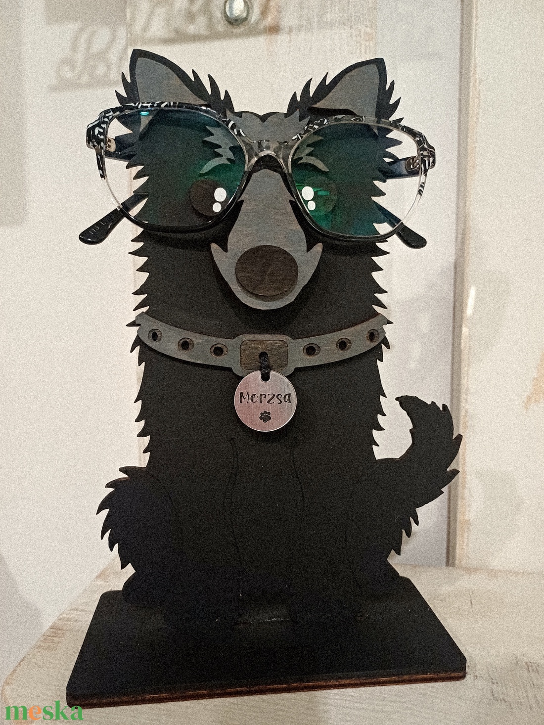 Kutyusos szemüvegtartó - otthon & életmód - dekoráció - dísztárgy - Meska.hu