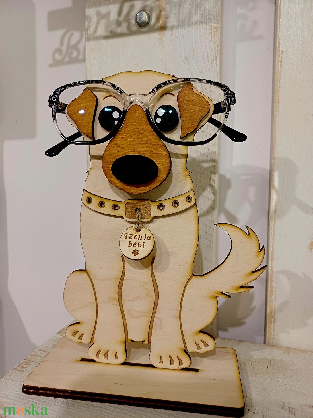 Kutyusos szemüvegtartó - otthon & életmód - dekoráció - dísztárgy - Meska.hu