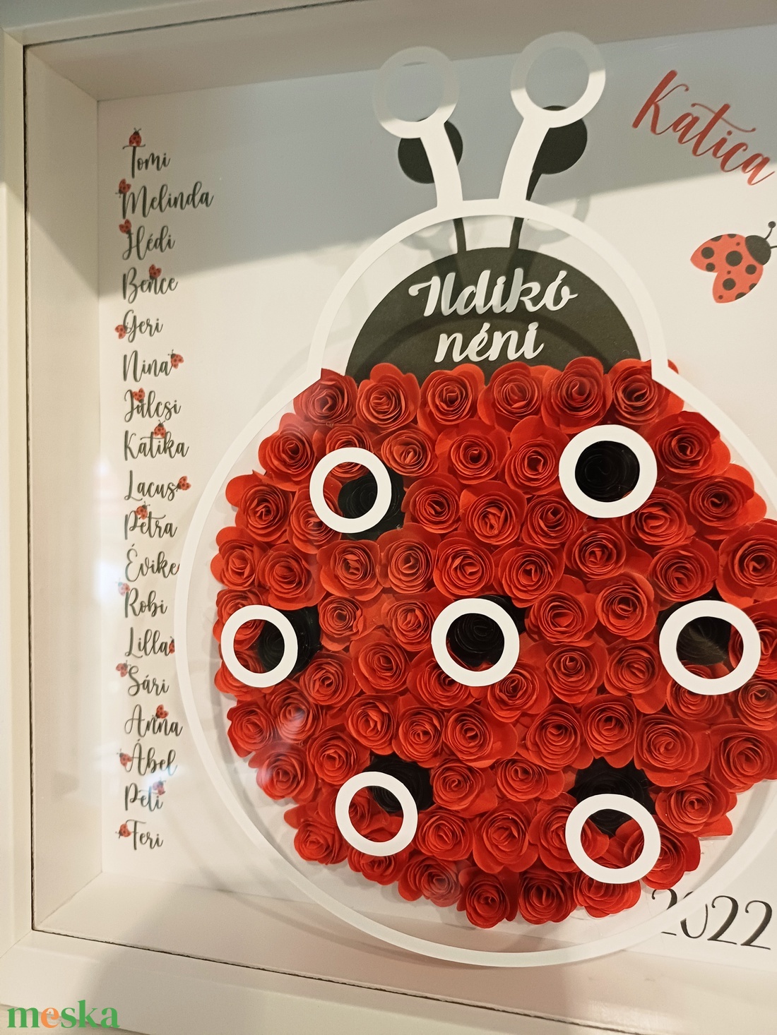 Katicás Köszönet óvónéniknek - otthon & életmód - virágdekoráció - virágdíszek - fali virágdekoráció - Meska.hu