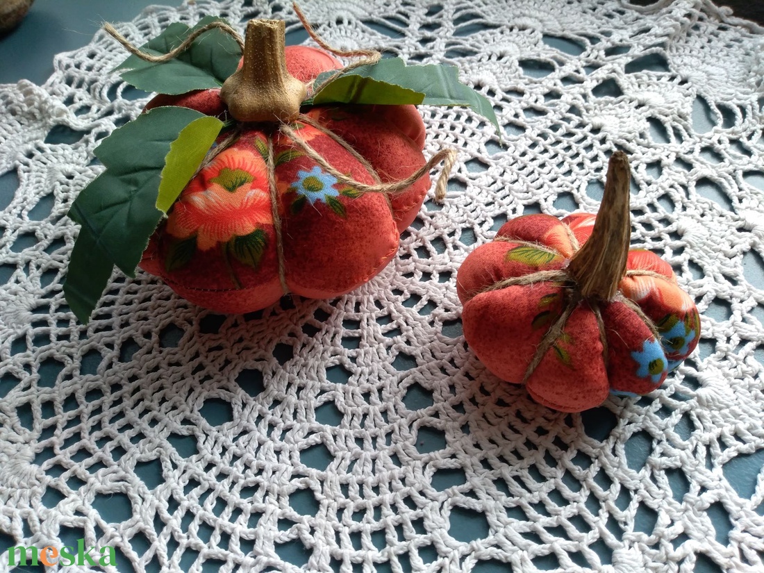 Textil tökök - otthon & életmód - dekoráció - dísztárgy - Meska.hu