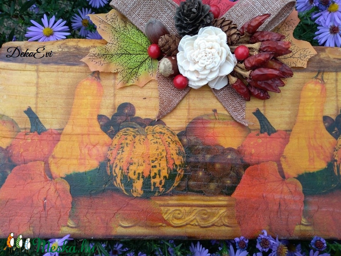 Őszi fali dekoráció - otthon & életmód - dekoráció - Meska.hu