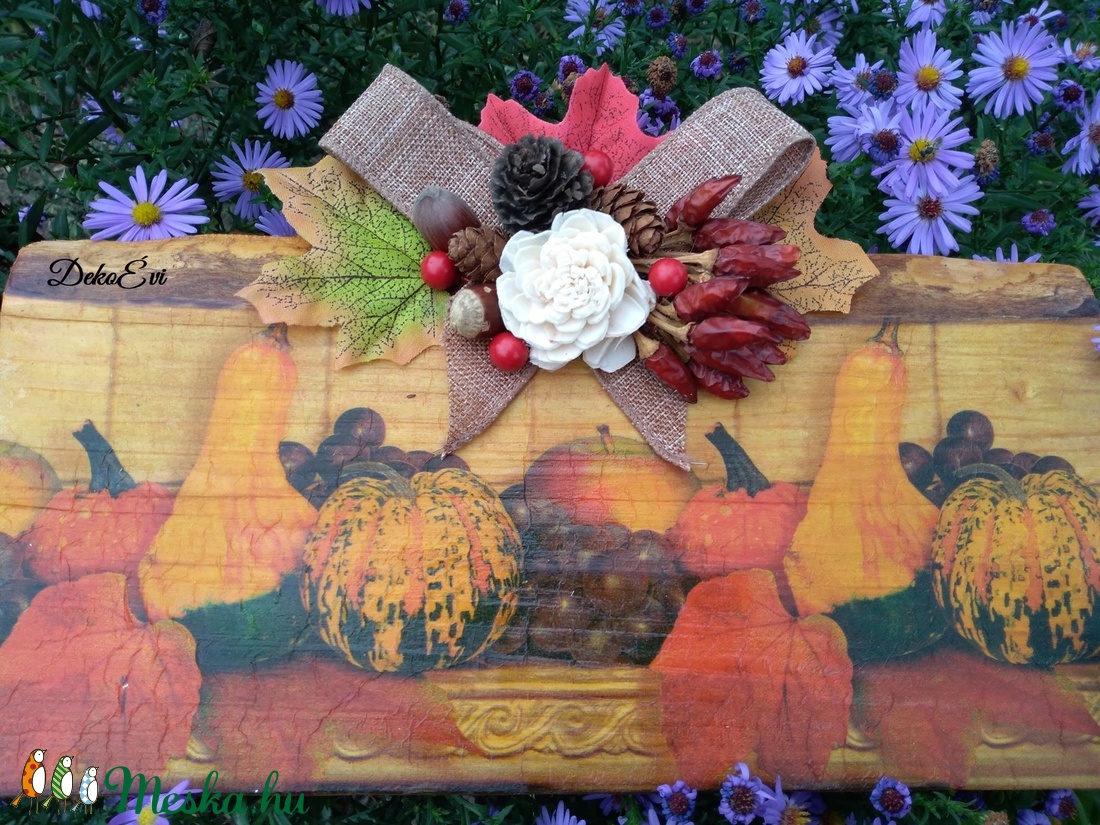 Őszi fali dekoráció - otthon & életmód - dekoráció - Meska.hu