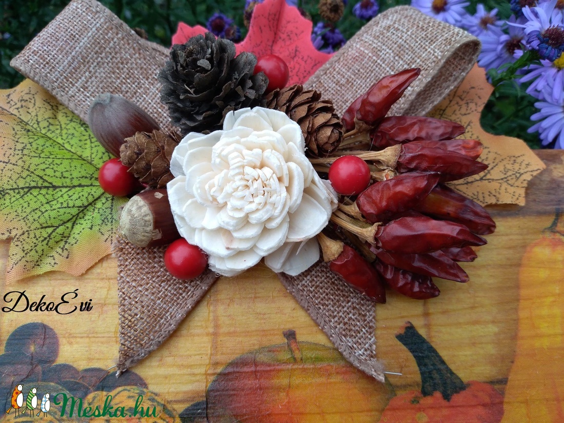 Őszi fali dekoráció - otthon & életmód - dekoráció - Meska.hu