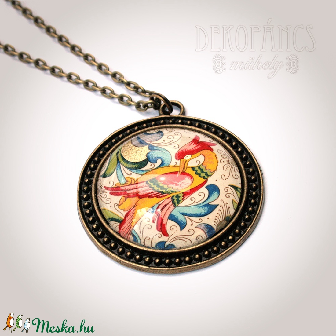 Firenzei álom - medál - 30 mm - ékszer - nyaklánc - medál - Meska.hu Firenzei álom - medál - 30 mm - ékszer - nyaklánc - medál - Meska.hu