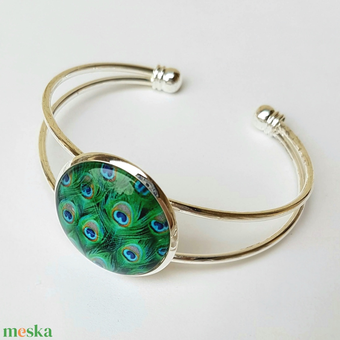 Van Gogh: Csillagos éj -  üveglencsés szett - ékszer - ékszerszett - Meska.hu