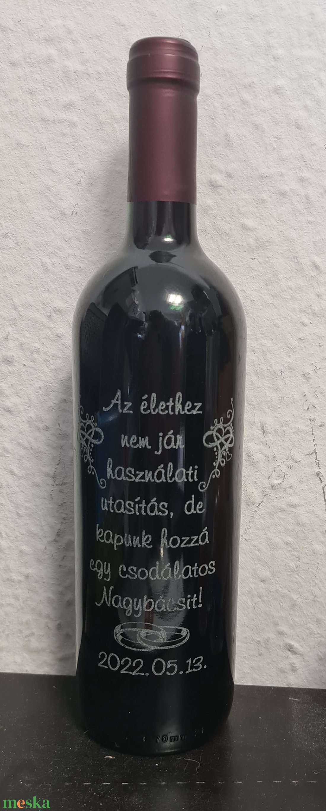 Egyedi gravírozott egri bikavér bor - élelmiszer - alkoholos italok - Meska.hu Egyedi gravírozott egri bikavér bor - élelmiszer - alkoholos italok - Meska.hu