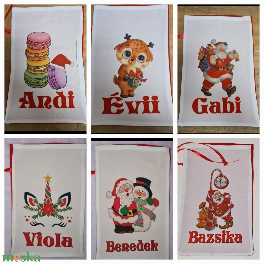 Egyedi,névre szóló Mikulás - karácsony - mikulás - mikulás zsák, zokni, csizma - Meska.hu Egyedi,névre szóló Mikulás - karácsony - mikulás - mikulás zsák, zokni, csizma - Meska.hu