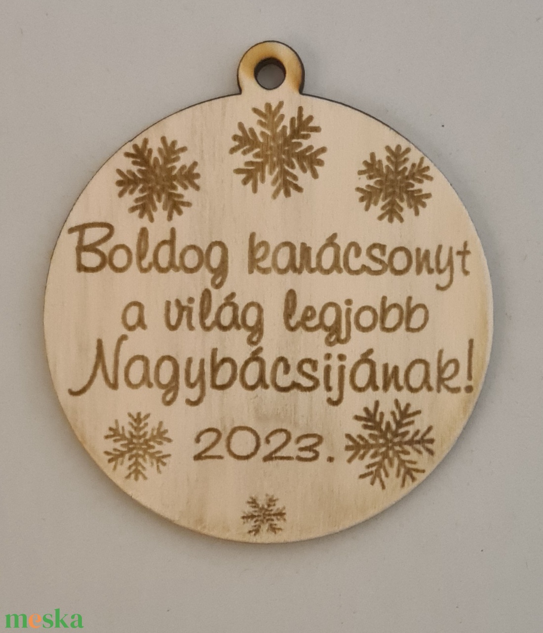 Boldog karácsonyt karácsonyfa díszek  - karácsony - karácsonyi lakásdekoráció - karácsonyfadíszek - Meska.hu