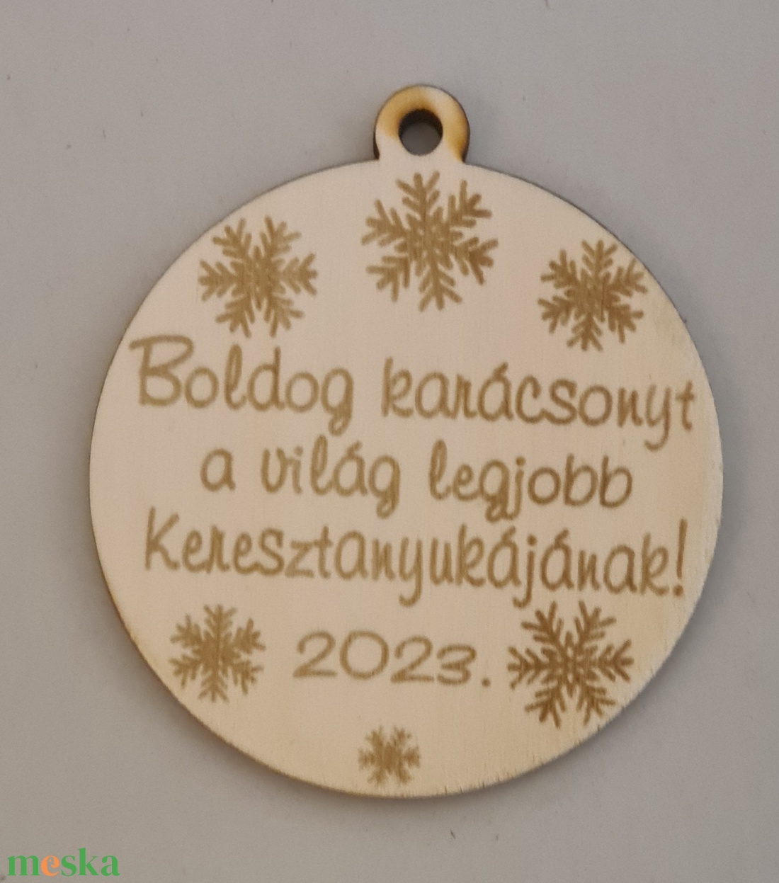 Boldog karácsonyt karácsonyfa díszek  - karácsony - karácsonyi lakásdekoráció - karácsonyfadíszek - Meska.hu