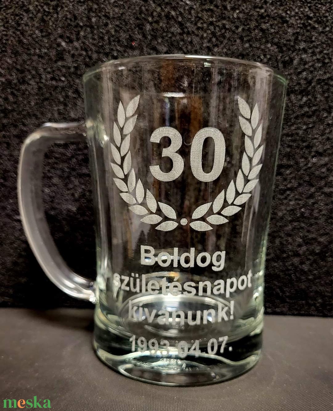 Egyedi, gravírozott söröskorsó - otthon & életmód - konyhafelszerelés, tálalás - tálalás - sörös pohár és korsó - Meska.hu