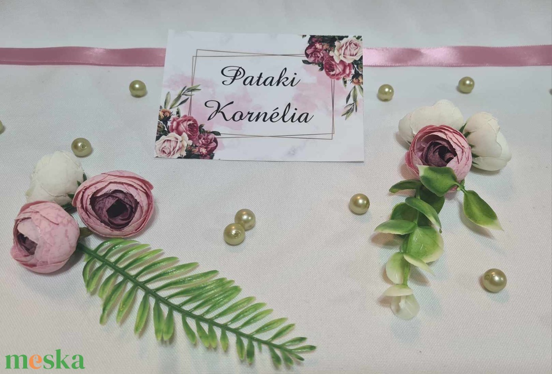 Esküvői ültető kártya - 07 minta - esküvő - meghívó & kártya - menü - Meska.hu