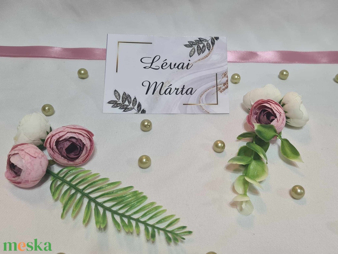 Esküvői ültető kártya - 04 minta - esküvő - meghívó & kártya - menü - Meska.hu