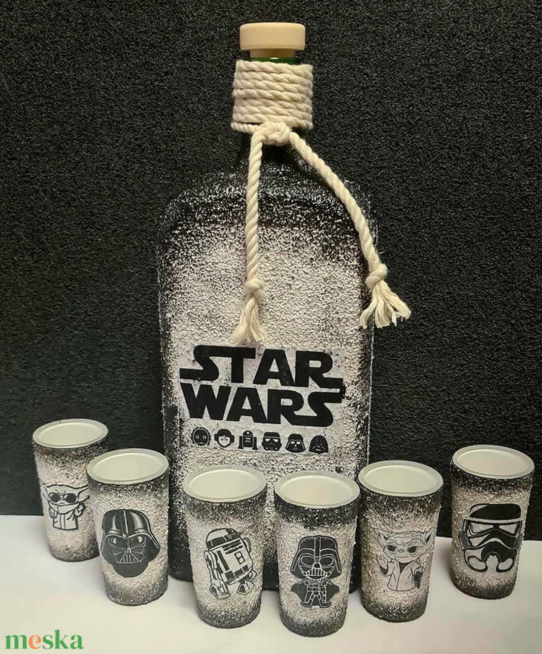 Star wars pálinkás üveg szett - otthon & életmód - konyhafelszerelés, tálalás - tálalás - pálinkás poharak, szettek - Meska.hu Star wars pálinkás üveg szett - otthon & életmód - konyhafelszerelés, tálalás - tálalás - pálinkás poharak, szettek - Meska.hu