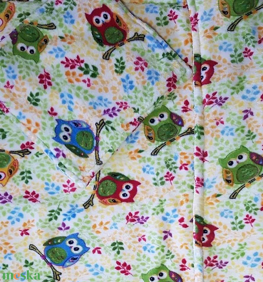 Baglyos ágynemű szett - otthon & életmód - babaszoba, gyerekszoba - Meska.hu