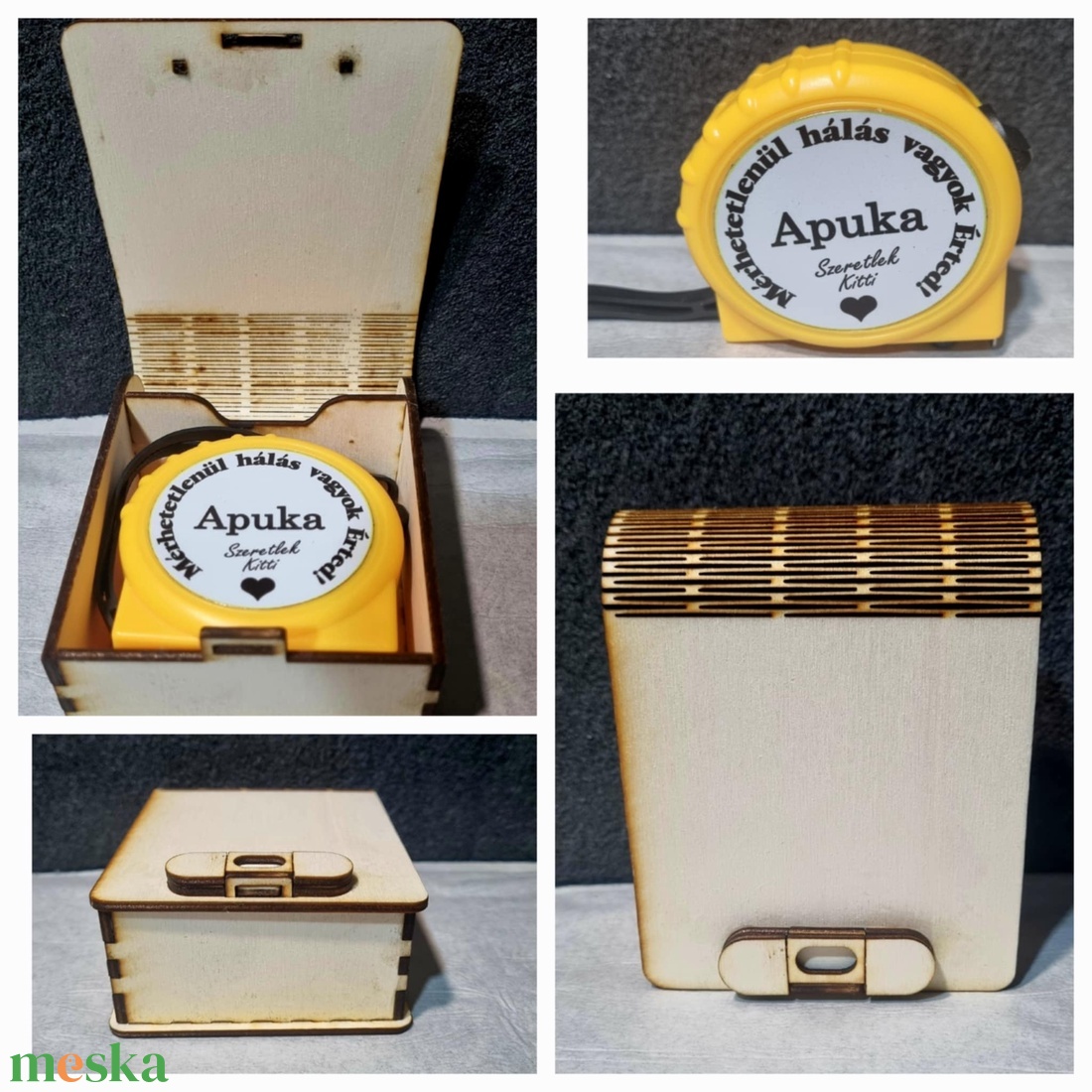 Szülőköszöntő egyedi mérőszalag  - esküvő - emlék & ajándék - szülőköszöntő ajándék - Meska.hu
