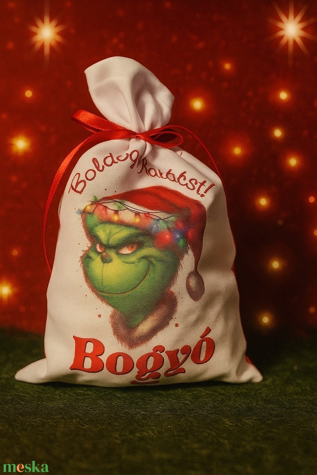 Egyedi,névre szóló Mikulás zsák  - karácsony - mikulás - mikulás zsák - Meska.hu