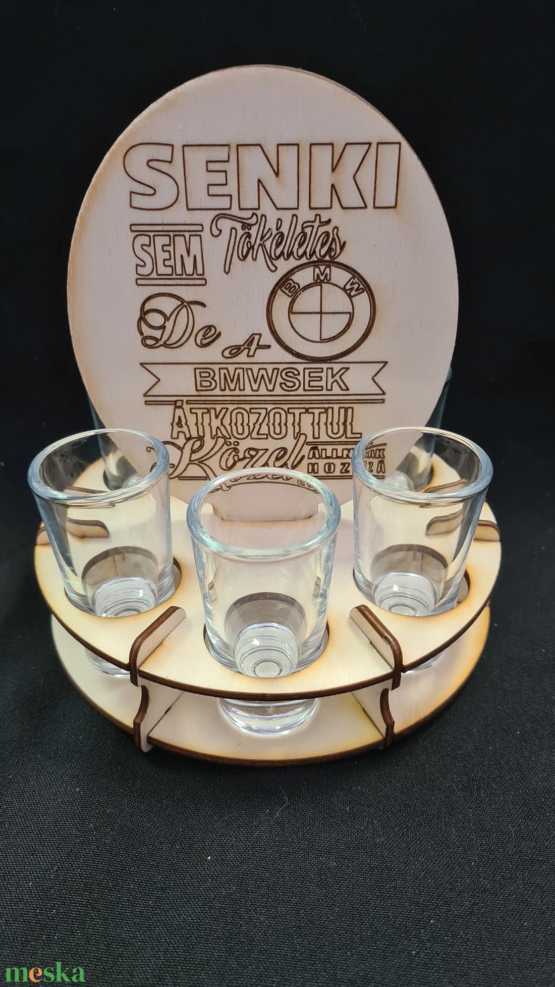 Egyedi pálinkás pohártartó   - otthon & életmód - konyhafelszerelés, tálalás - tálalás - pálinkás poharak, szettek - Meska.hu