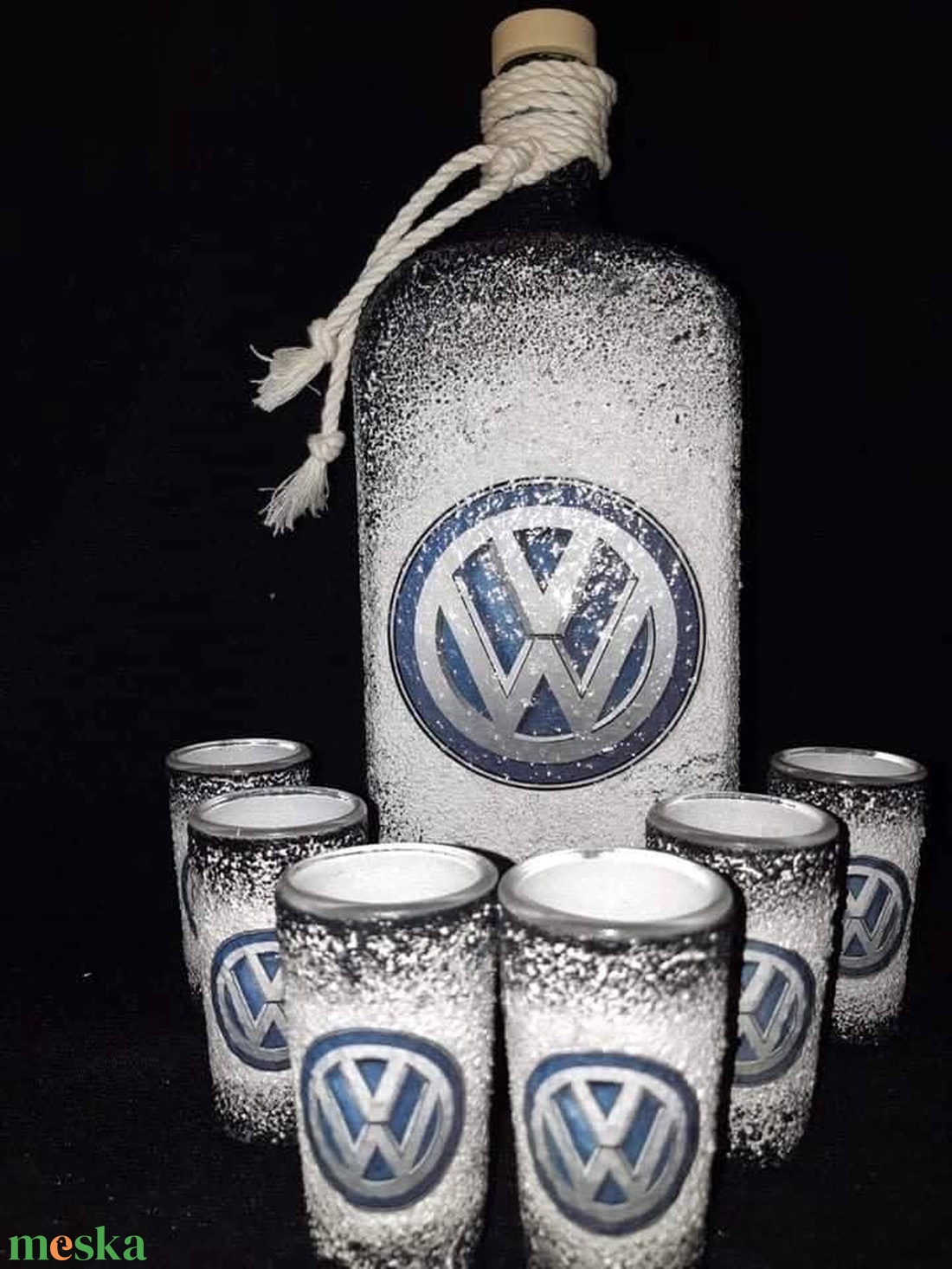 Volkswagen -  pálinkás üveg szett - otthon & életmód - konyhafelszerelés, tálalás - tálalás - pálinkás poharak, szettek - Meska.hu