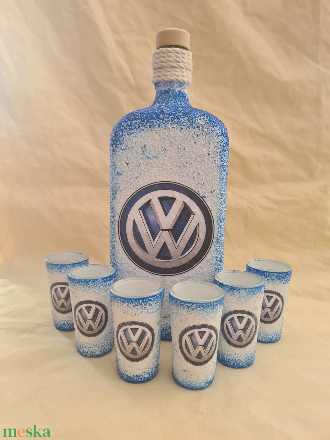 Volkswagen -  pálinkás üveg szett - otthon & életmód - konyhafelszerelés, tálalás - tálalás - pálinkás poharak, szettek - Meska.hu