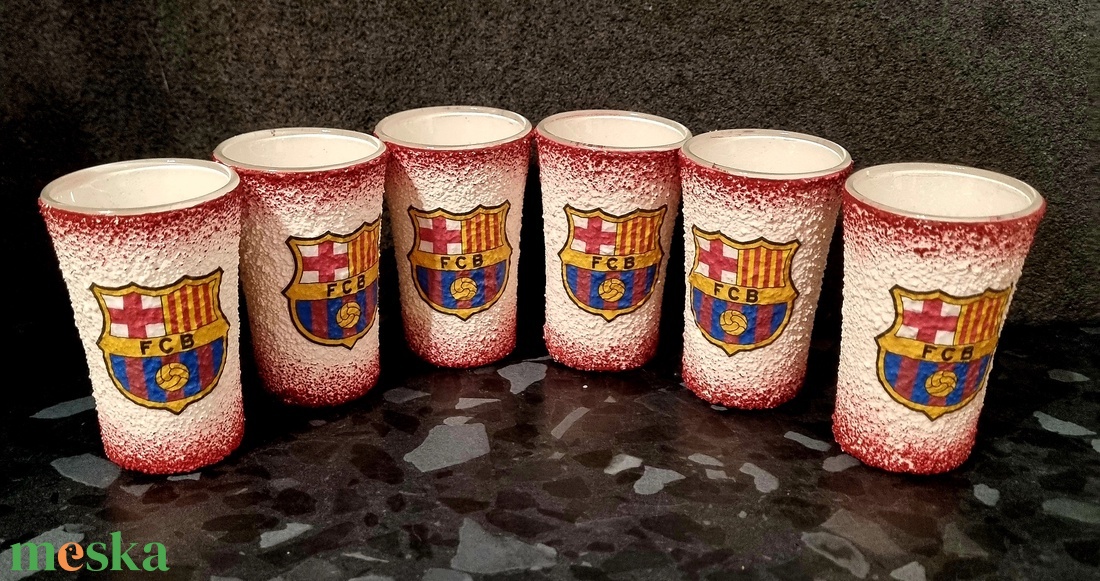 Barca pálinkás pohár szett  - otthon & életmód - konyhafelszerelés, tálalás - tálalás - pálinkás poharak, szettek - Meska.hu