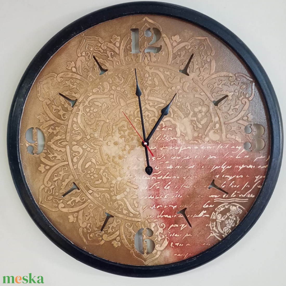 Időtlen Elegancia � Kézzel Készült Domborműves Falióra - otthon & életmód - dekoráció - kép & falikép - 3d képek - Meska.hu