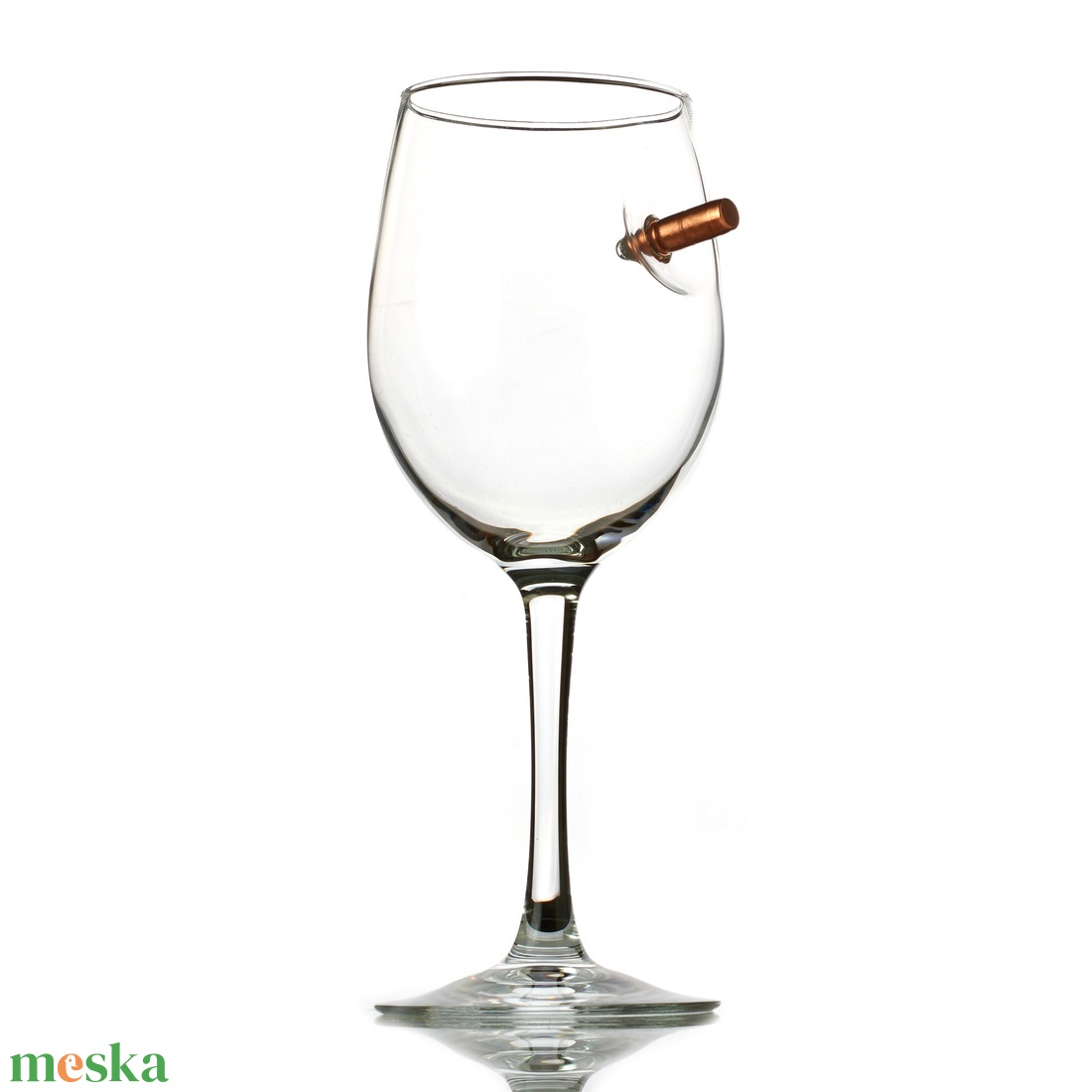 Wine Glass WITH A SHOT - BOROS POHÁR EGY LÖVÉSSEL - G-SHOT - otthon & lakás - konyhafelszerelés, tálalás - tálalás - pohár - Meska.hu