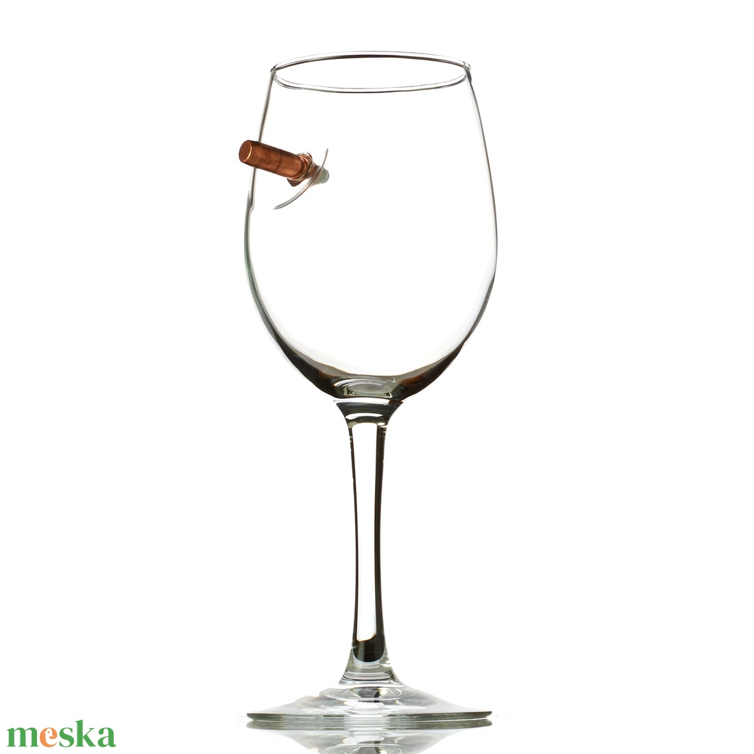 Wine Glass WITH A SHOT - BOROS POHÁR EGY LÖVÉSSEL - G-SHOT - otthon & lakás - konyhafelszerelés, tálalás - tálalás - pohár - Meska.hu