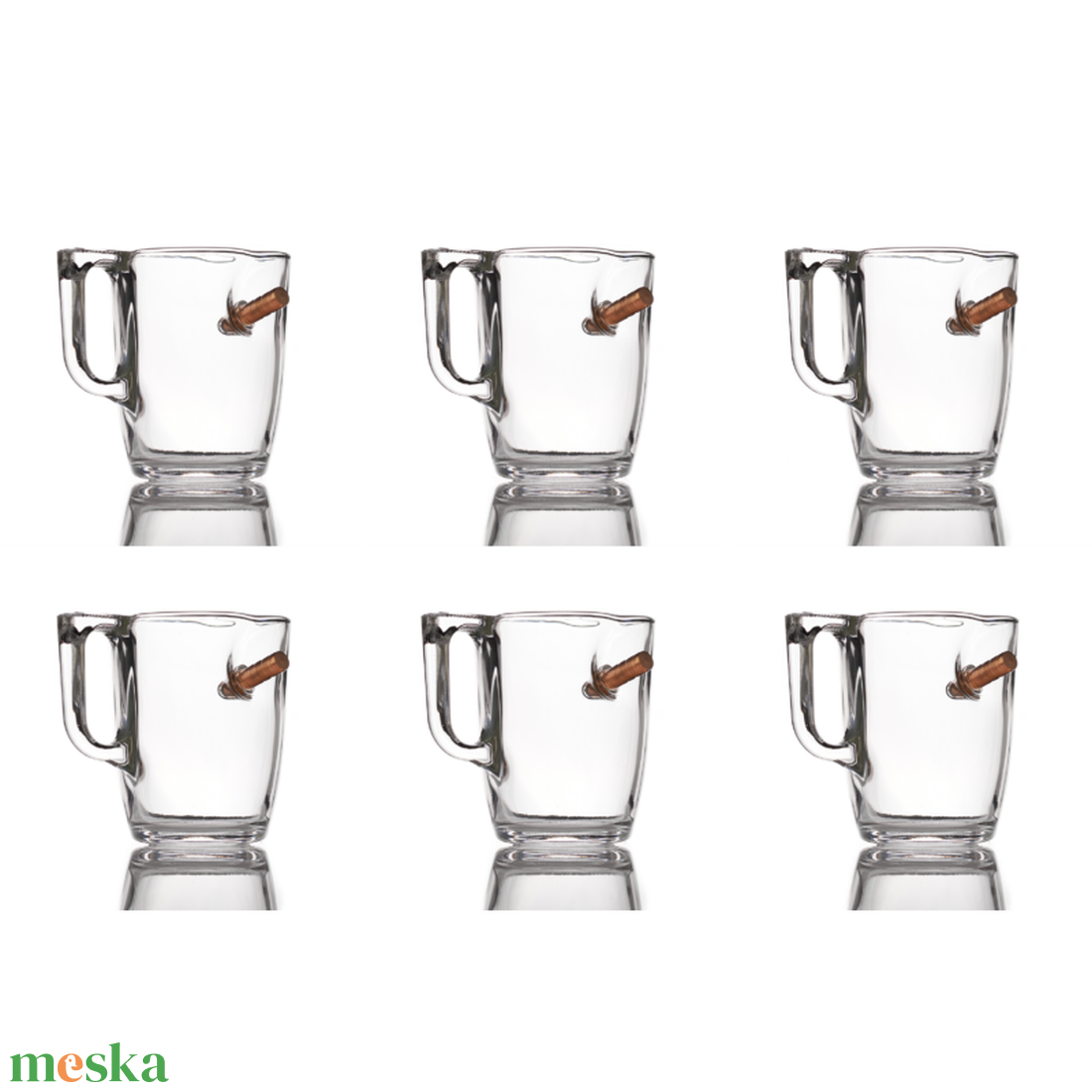 6 db-os Kávés csésze szett - G-Shot - otthon & lakás - konyhafelszerelés, tálalás - tálalás - sörös pohár és korsó - Meska.hu