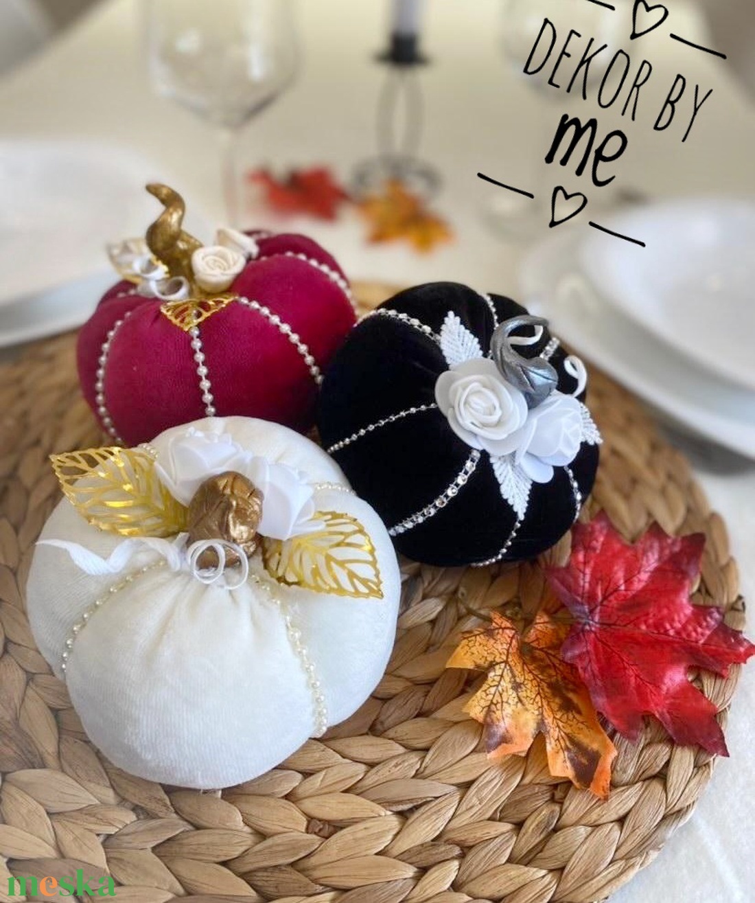 Őszi tök asztaldísz - otthon & életmód - dekoráció - halloween - halloweeni dekoráció - Meska.hu Őszi tök asztaldísz - otthon & életmód - dekoráció - halloween - halloweeni dekoráció - Meska.hu