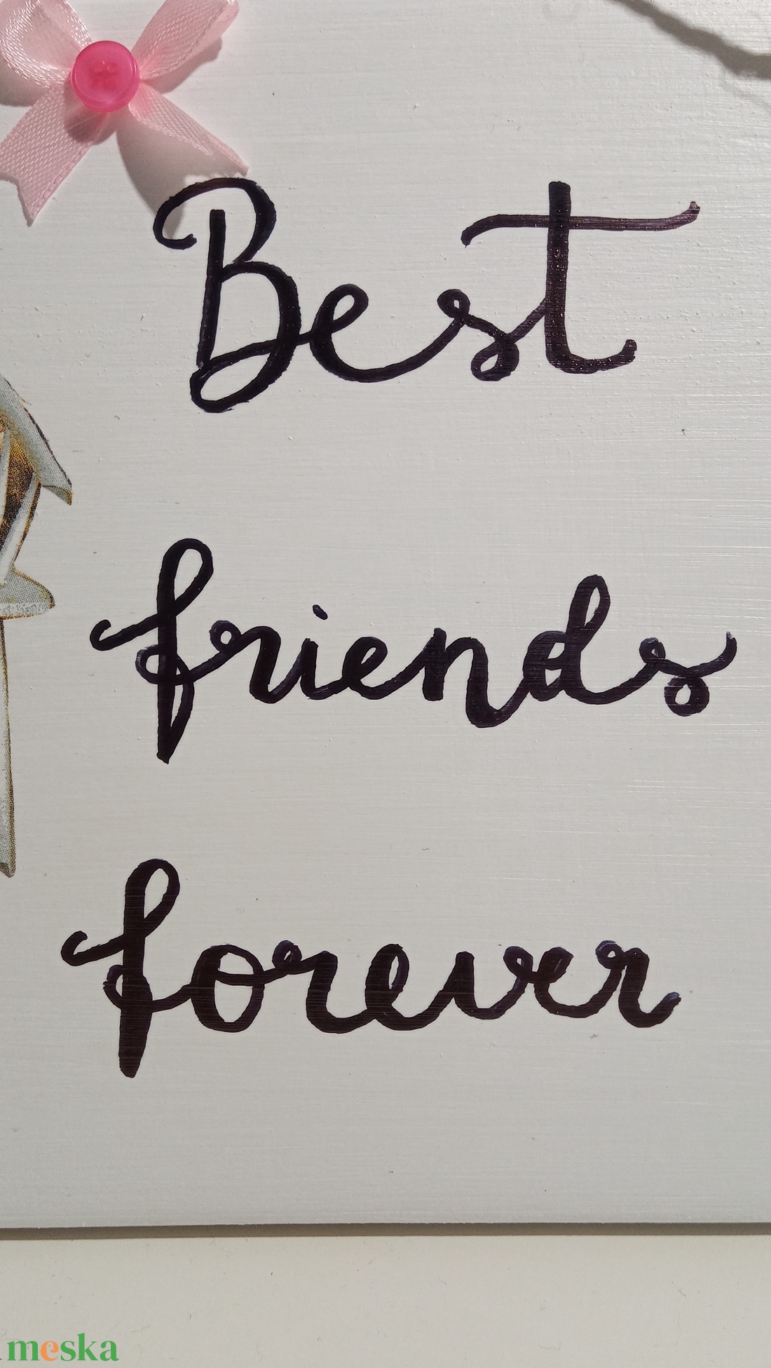 Best friends falidísz - otthon & életmód - dekoráció - fali és függő dekoráció - falra akasztható dekor - Meska.hu Best friends falidísz - otthon & életmód - dekoráció - fali és függő dekoráció - falra akasztható dekor - Meska.hu