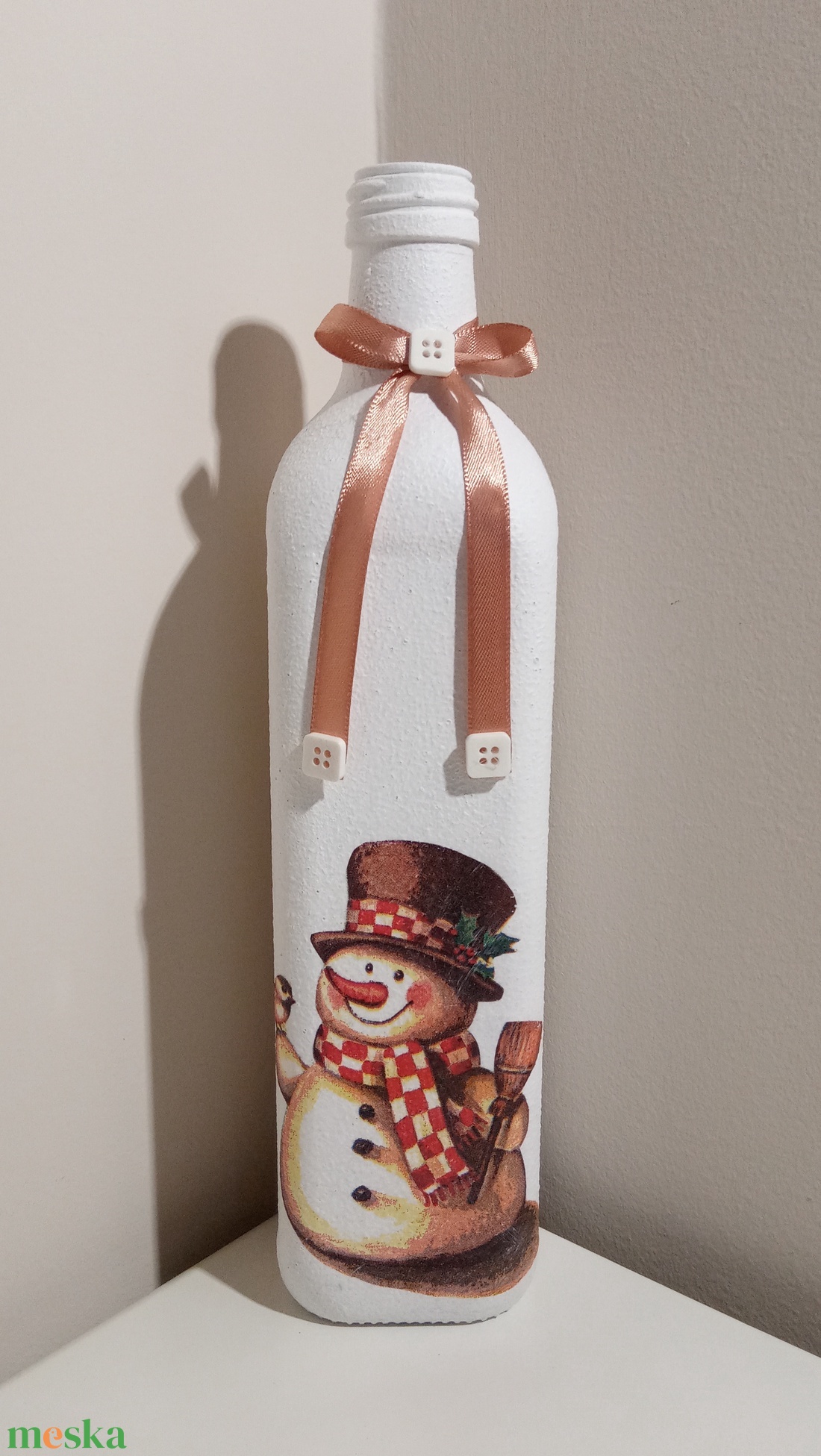 Hóemberes díszüveg - otthon & életmód - dekoráció - asztal és polc dekoráció - díszüveg - Meska.hu Hóemberes díszüveg - otthon & életmód - dekoráció - asztal és polc dekoráció - díszüveg - Meska.hu
