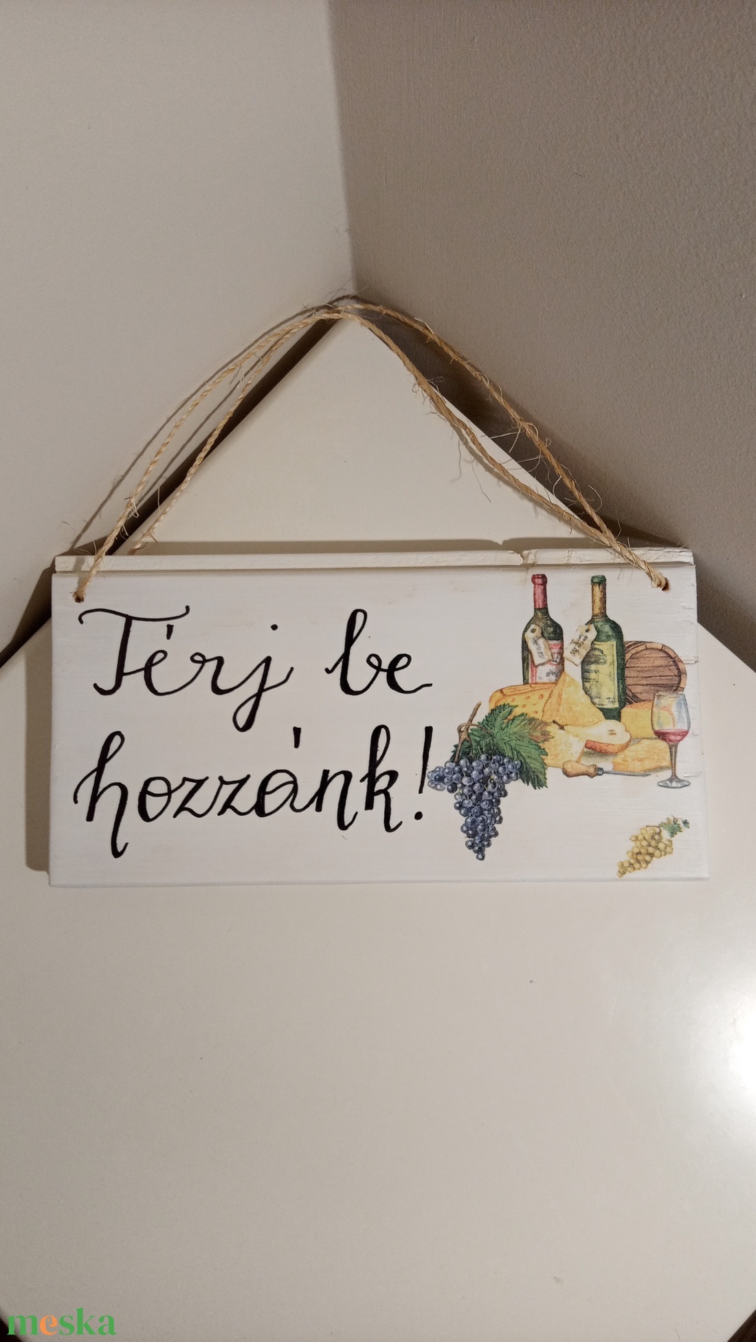 Térj be hozzánk! ajtódísz - otthon & életmód - dekoráció - ajtó- és ablak dekoráció - ajtódísz & kopogtató - Meska.hu