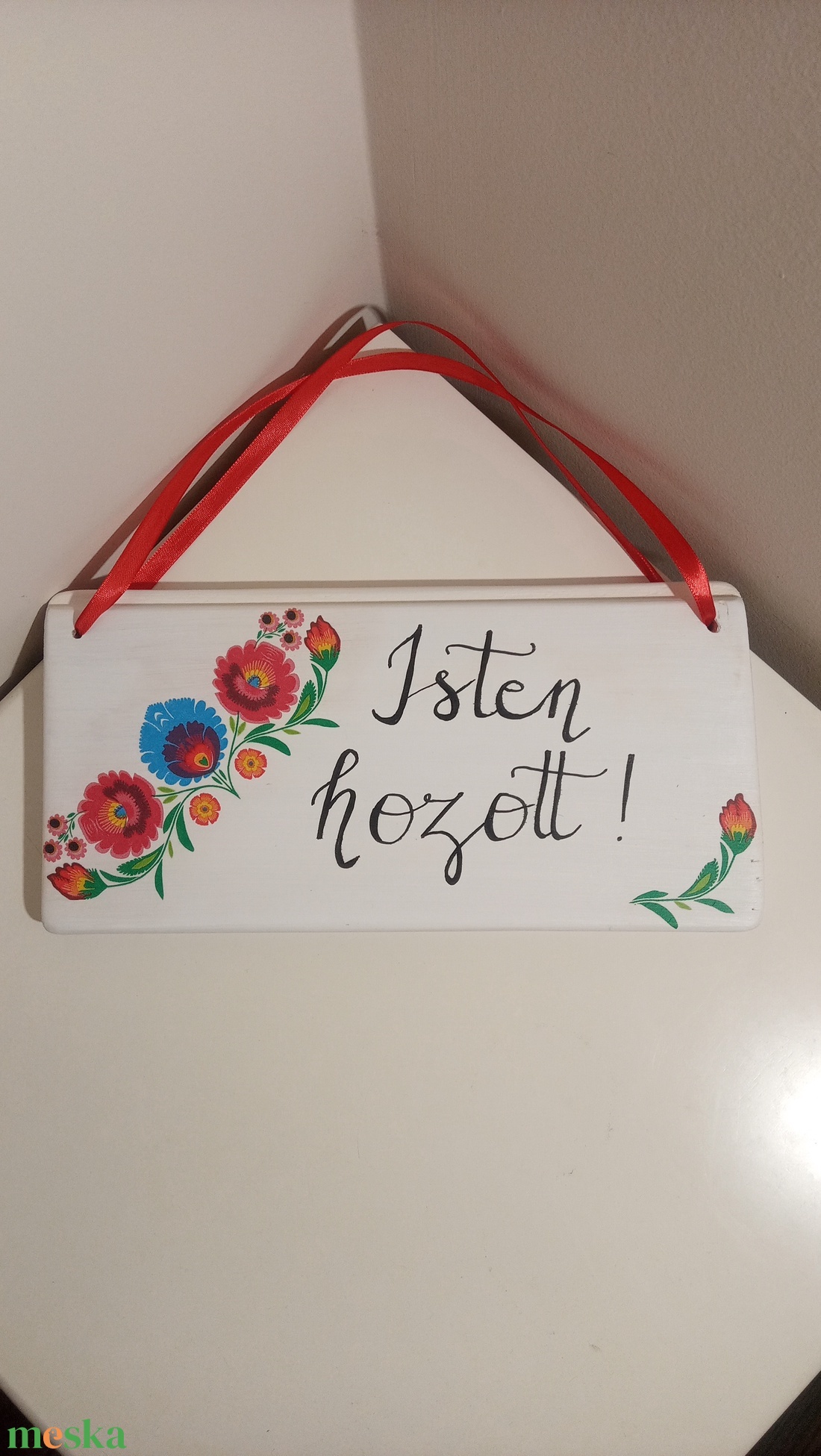 Isten hozott! népi motívumos ajtódísz - otthon & életmód - dekoráció - ajtó- és ablak dekoráció - ajtódísz & kopogtató - Meska.hu Isten hozott! népi motívumos ajtódísz - otthon & életmód - dekoráció - ajtó- és ablak dekoráció - ajtódísz & kopogtató - Meska.hu