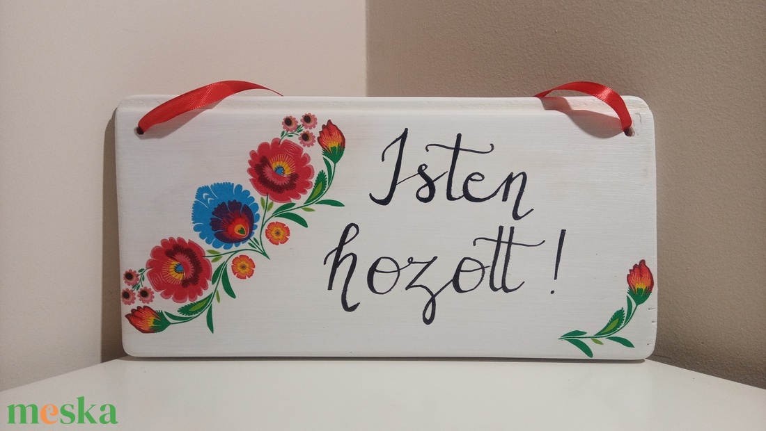 Isten hozott! népi motívumos ajtódísz - otthon & életmód - dekoráció - ajtó- és ablak dekoráció - ajtódísz & kopogtató - Meska.hu Isten hozott! népi motívumos ajtódísz - otthon & életmód - dekoráció - ajtó- és ablak dekoráció - ajtódísz & kopogtató - Meska.hu