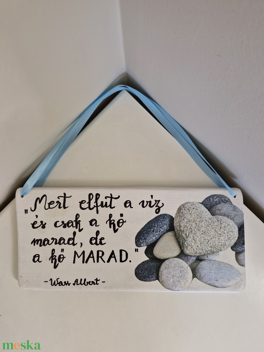 Ajtódísz Wass Albert idézettel - otthon & életmód - dekoráció - ajtó- és ablak dekoráció - ajtódísz & kopogtató - Meska.hu