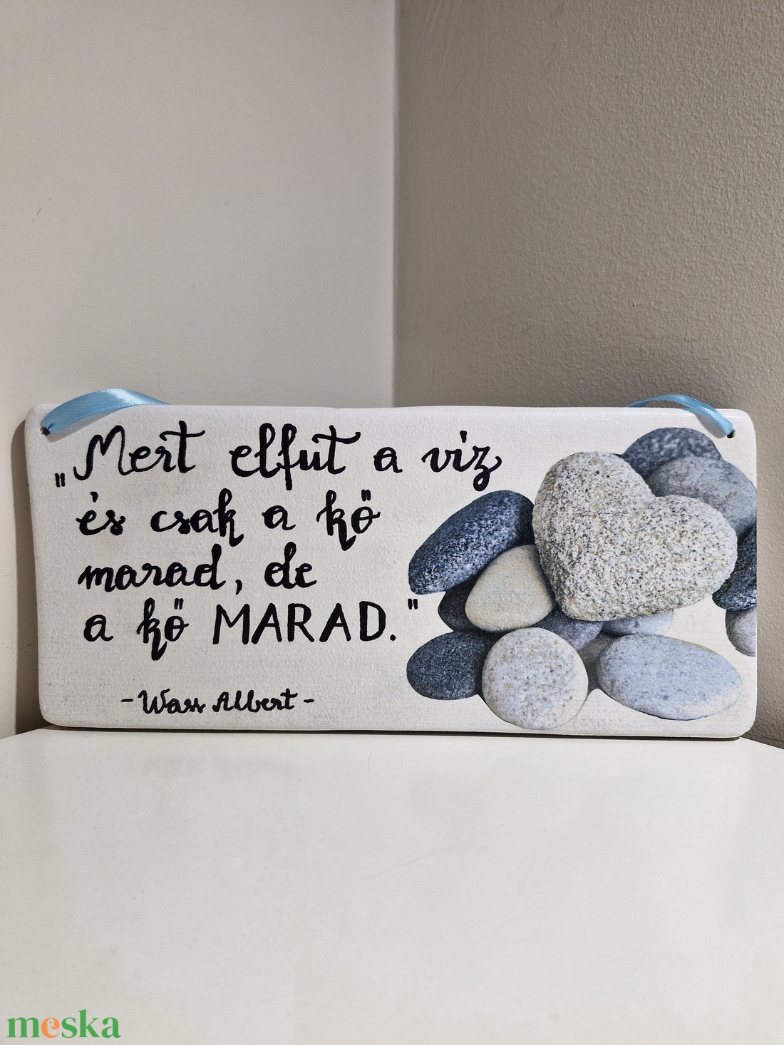 Ajtódísz Wass Albert idézettel - otthon & életmód - dekoráció - ajtó- és ablak dekoráció - ajtódísz & kopogtató - Meska.hu