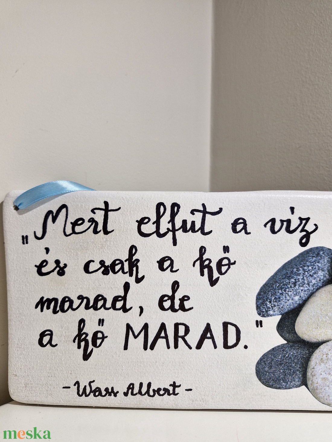Ajtódísz Wass Albert idézettel - otthon & életmód - dekoráció - ajtó- és ablak dekoráció - ajtódísz & kopogtató - Meska.hu