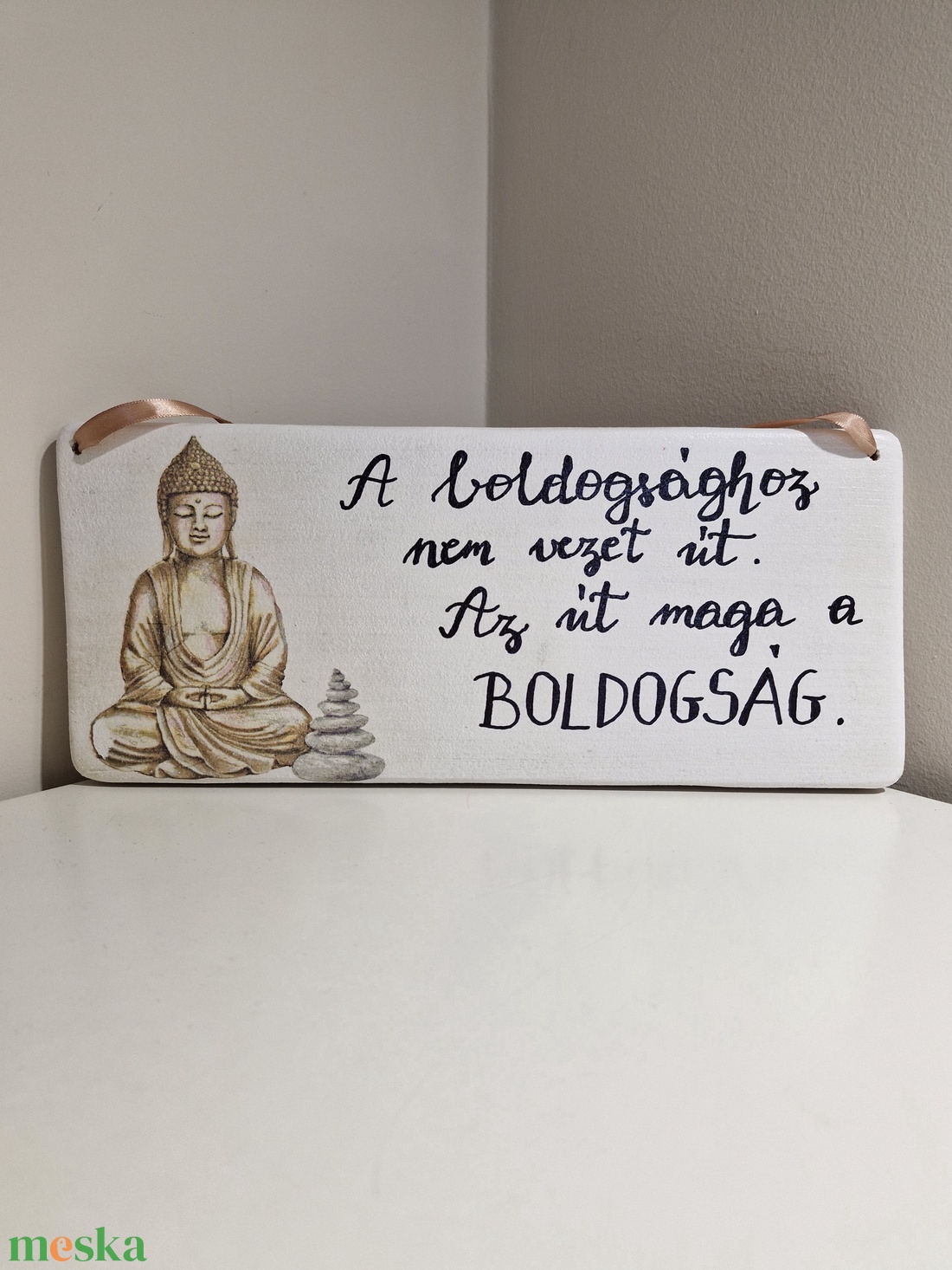 Buddha falidísz - otthon & életmód - dekoráció - fali és függő dekoráció - falra akasztható dekor - Meska.hu