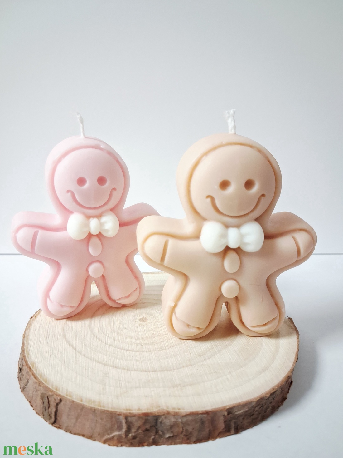 Karácsonyi Illatos Mézike formagyertya szójaviaszból - karácsony - karácsonyi lakásdekoráció - karácsonyi illatgyertya, mécses - Meska.hu