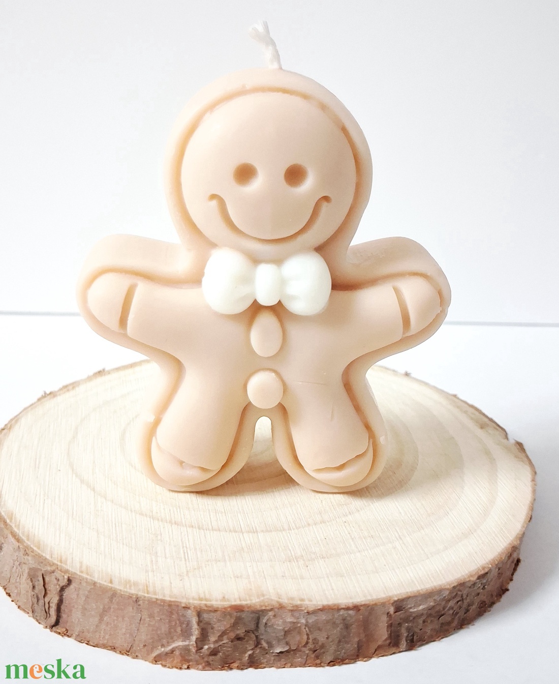 Karácsonyi Illatos Mézike formagyertya szójaviaszból - karácsony - karácsonyi lakásdekoráció - karácsonyi illatgyertya, mécses - Meska.hu