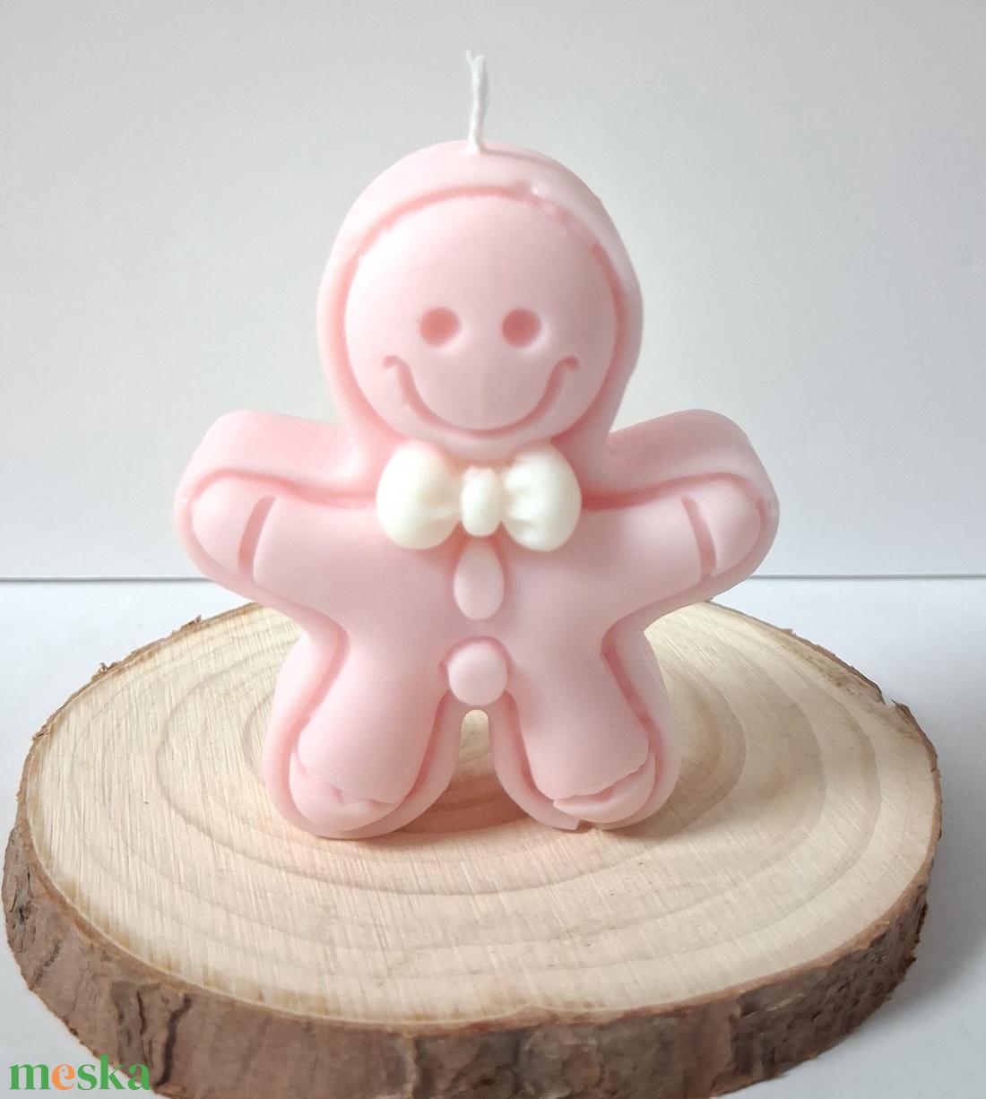 Karácsonyi Illatos Mézike formagyertya szójaviaszból - karácsony - karácsonyi lakásdekoráció - karácsonyi illatgyertya, mécses - Meska.hu