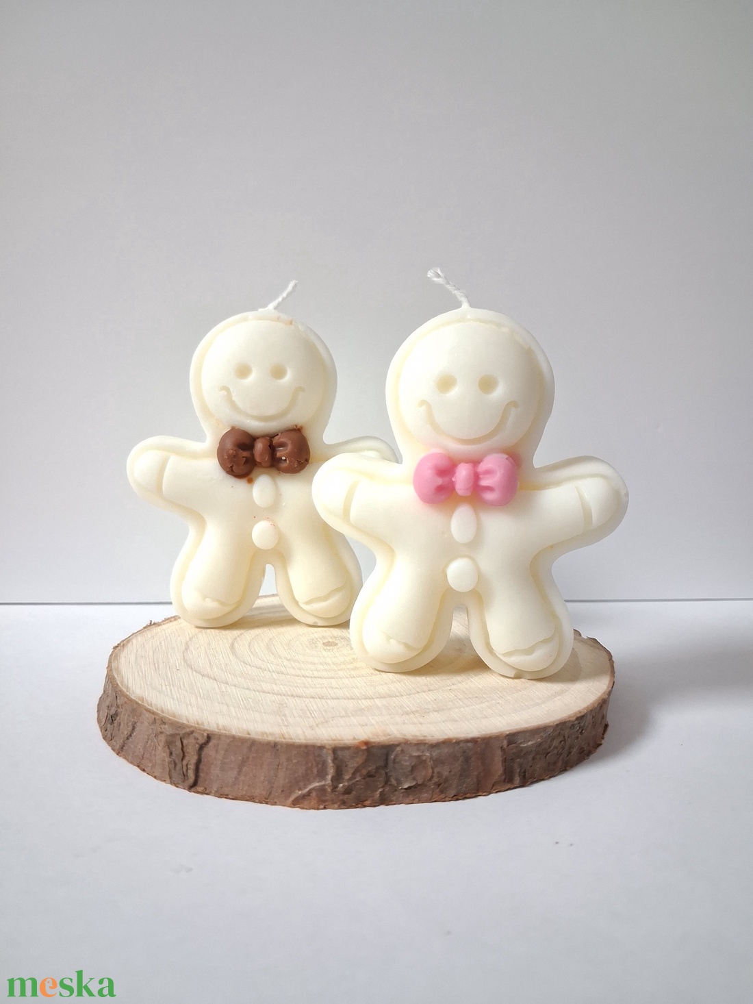 Karácsonyi Illatos Mézike formagyertya szójaviaszból - karácsony - karácsonyi lakásdekoráció - karácsonyi illatgyertya, mécses - Meska.hu