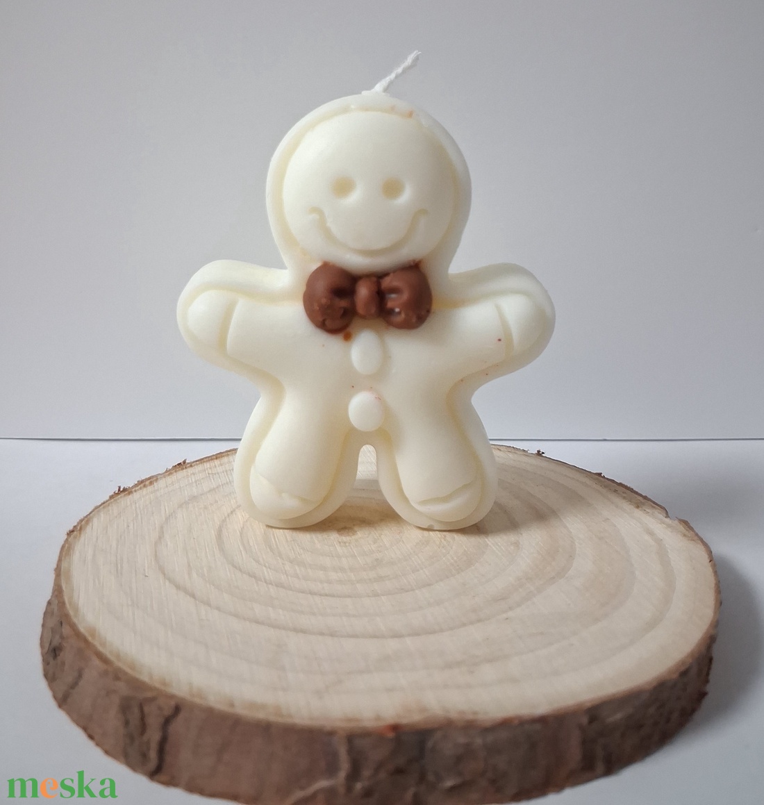 Karácsonyi Illatos Mézike formagyertya szójaviaszból - karácsony - karácsonyi lakásdekoráció - karácsonyi illatgyertya, mécses - Meska.hu