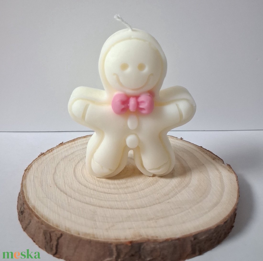 Karácsonyi Illatos Mézike formagyertya szójaviaszból - karácsony - karácsonyi lakásdekoráció - karácsonyi illatgyertya, mécses - Meska.hu