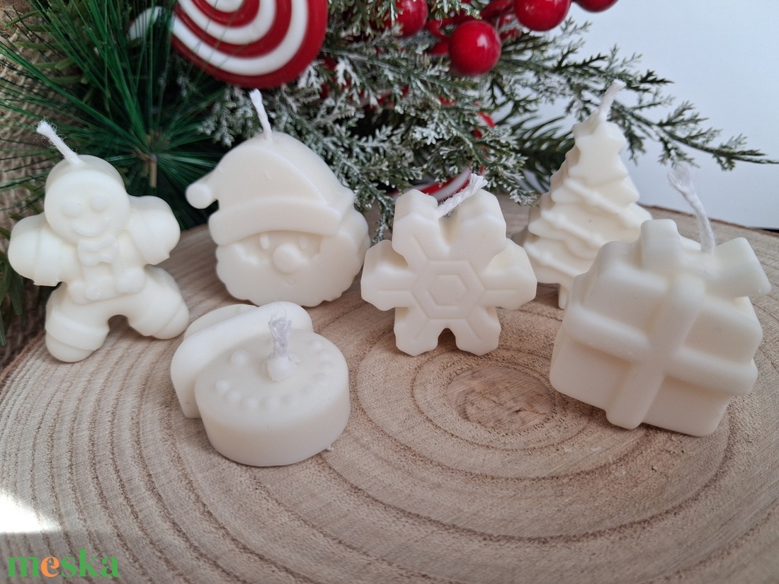 Karácsonyi Mini Illatgyertya csomag Szójaviaszból - karácsony - karácsonyi lakásdekoráció - karácsonyi illatgyertya, mécses - Meska.hu