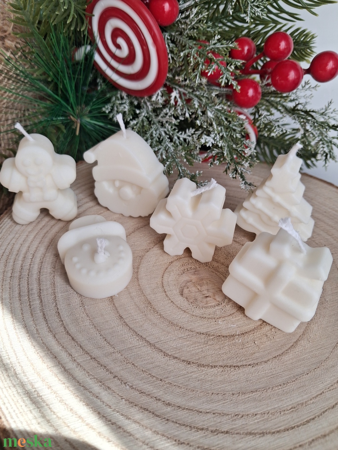 Karácsonyi Mini Illatgyertya csomag Szójaviaszból - karácsony - karácsonyi lakásdekoráció - karácsonyi illatgyertya, mécses - Meska.hu