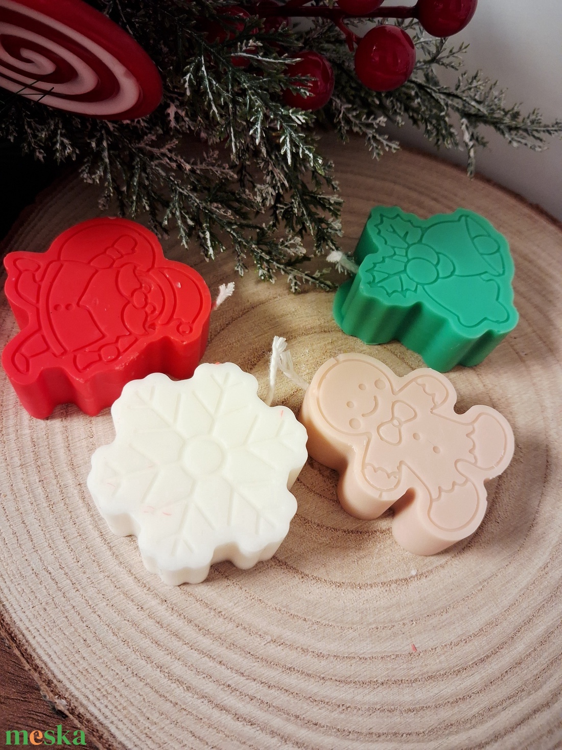 Karácsonyi Illatgyertya csomag Szójaviaszból - karácsony - karácsonyi lakásdekoráció - karácsonyi illatgyertya, mécses - Meska.hu