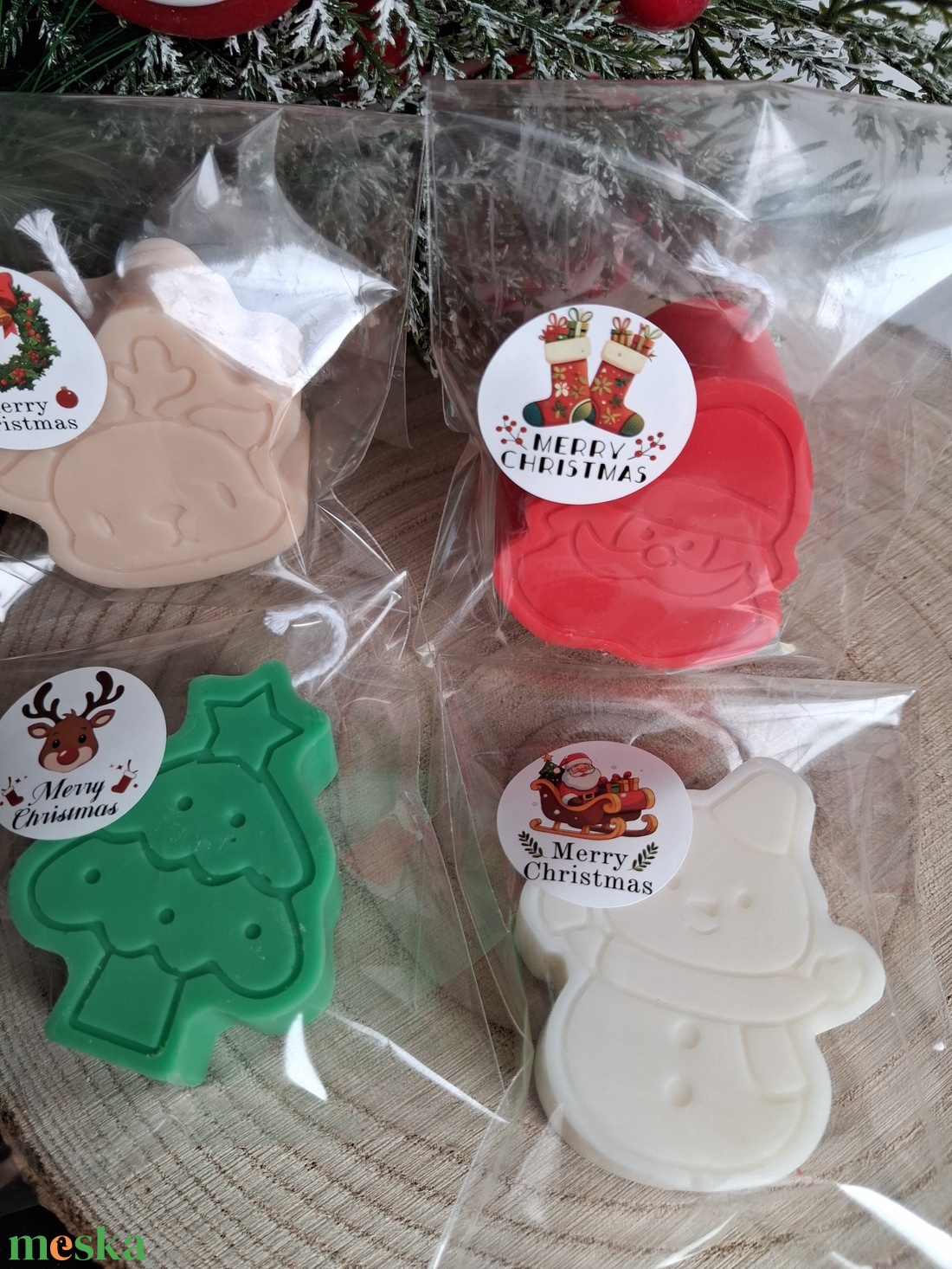 Karácsonyi Illatgyertya csomag Szójaviaszból - karácsony - karácsonyi lakásdekoráció - karácsonyi illatgyertya, mécses - Meska.hu