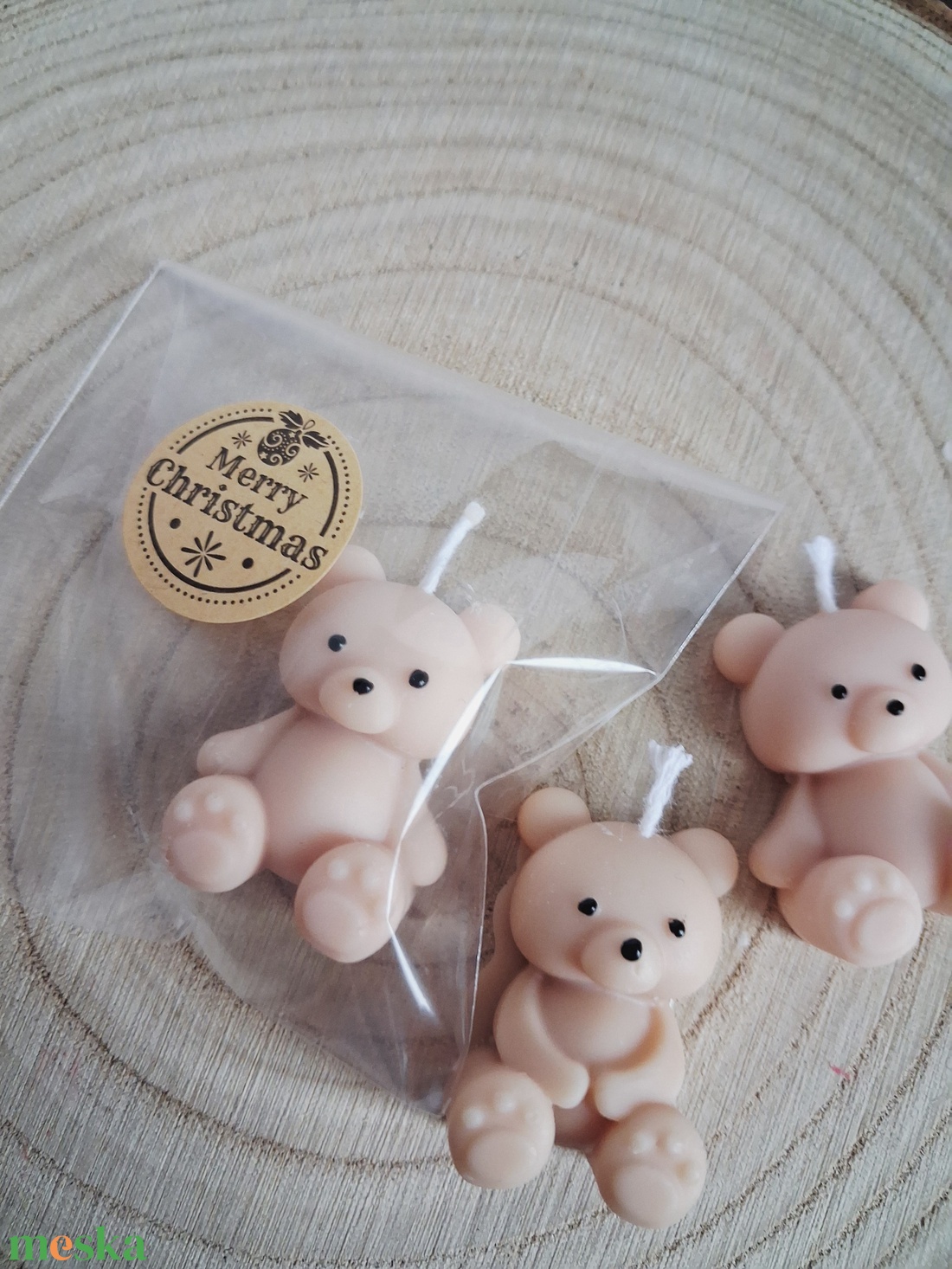 Karácsonyi Illatgyertya, mini maci - karácsony - karácsonyi lakásdekoráció - karácsonyi illatgyertya, mécses - Meska.hu