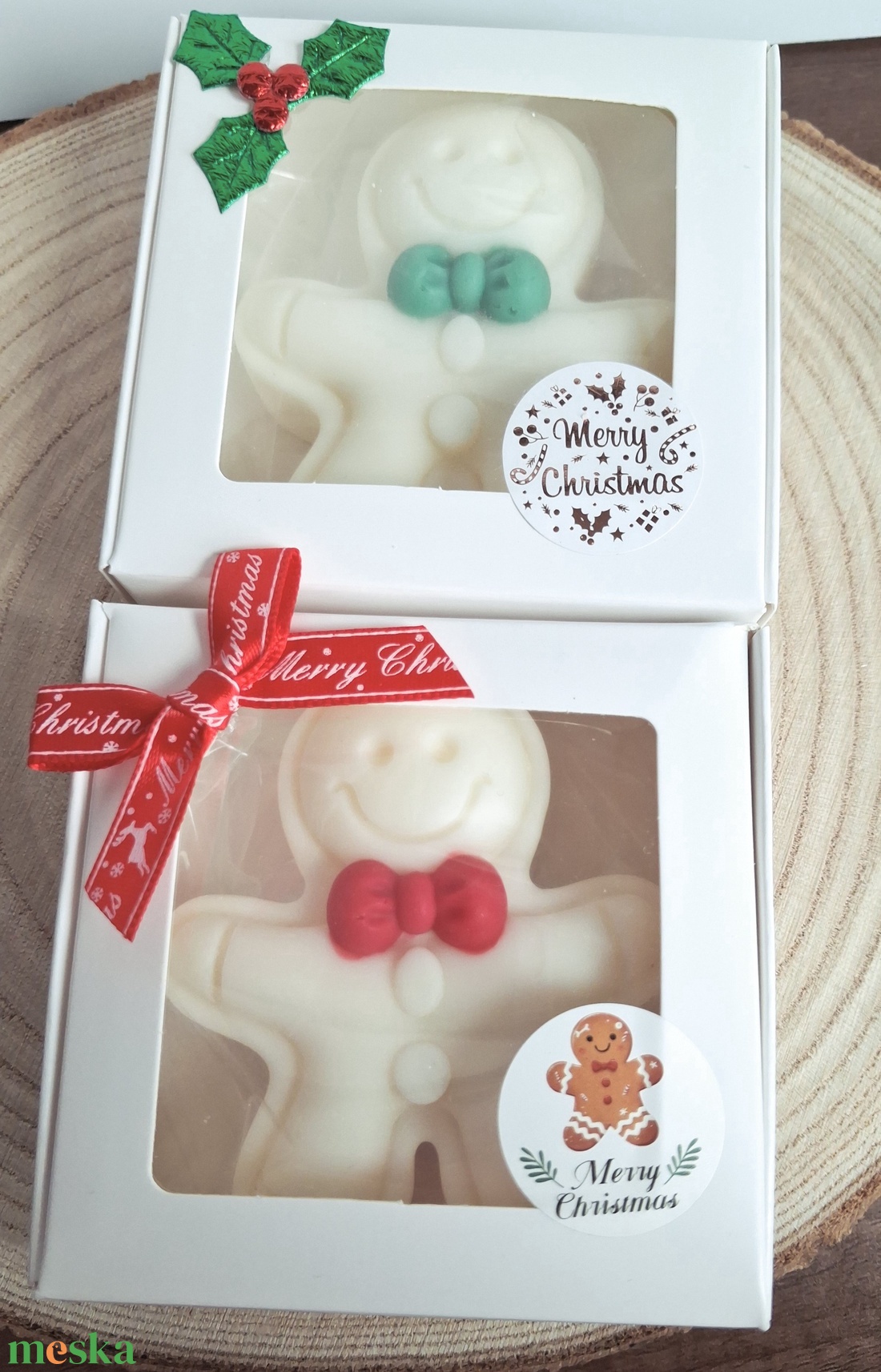 Díszdobozos karácsonyi illatgyertya-Mézi - karácsony - karácsonyi lakásdekoráció - karácsonyi illatgyertya, mécses - Meska.hu